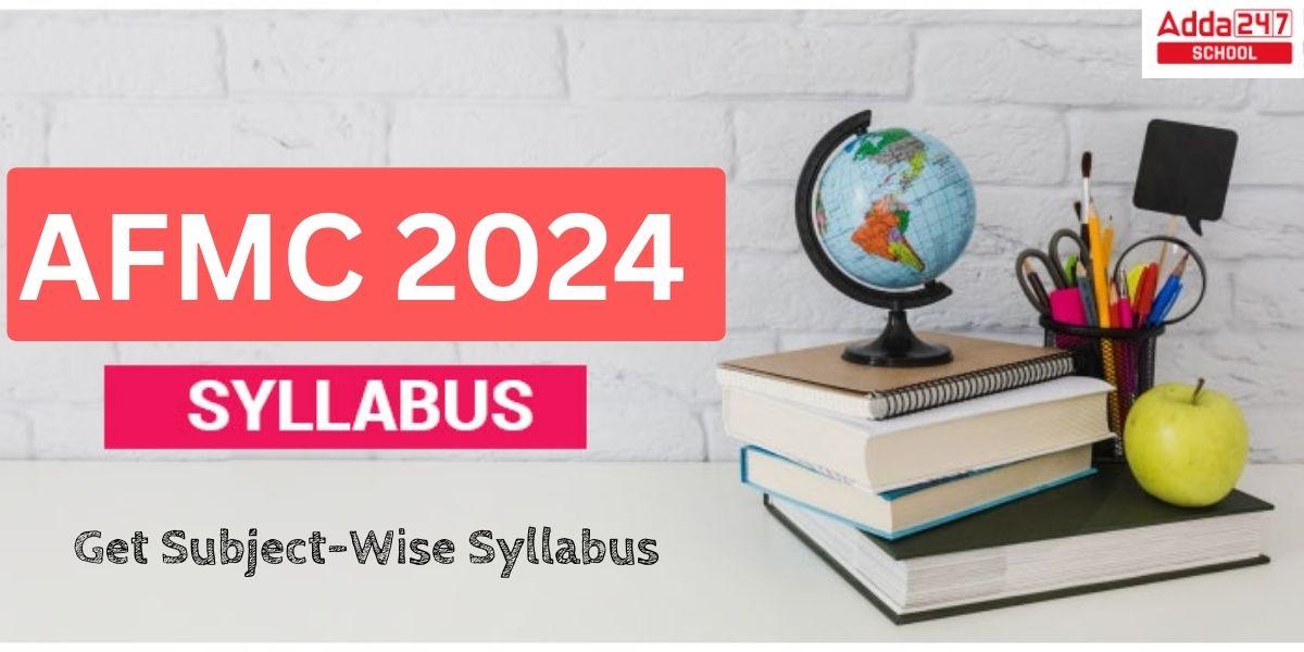 AFMC 2024 Syllabus