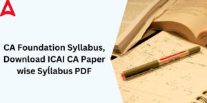 CA Foundation New Syllabus 2024