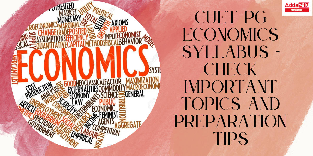 CUET PG Economics Syllabus 2024