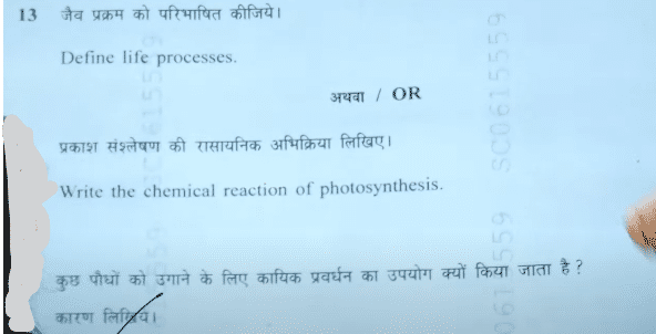 MP Board 10th Science Question Paper 2024 PDF with Answer Key -_8.1