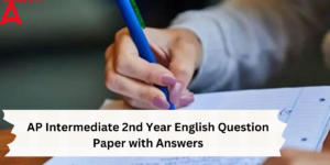 AP Inter 2nd Year English Question Paper 2024