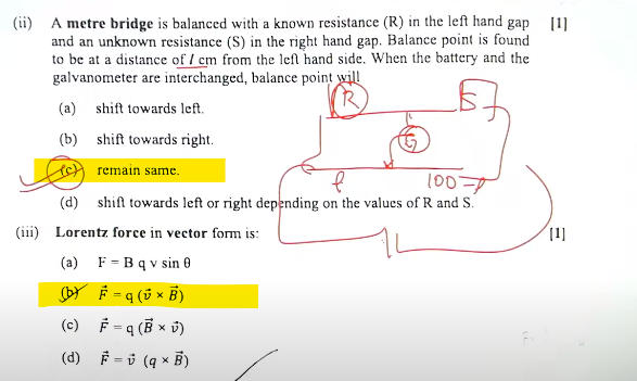 ISC Physics Answer Key 2024, Class 12 Physics Questions Paper_5.1