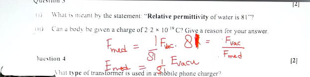 ISC Physics Answer Key 2024, Class 12 Physics Questions Paper_13.1