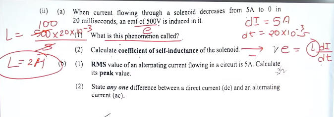 ISC Physics Answer Key 2024, Class 12 Physics Questions Paper_28.1