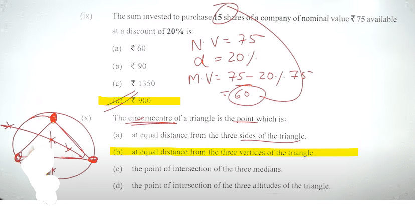 ICSE Maths Question Paper 2024 with Solved Answer Key_8.1