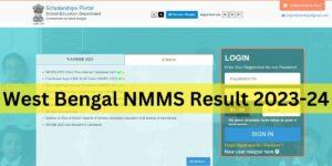 West Bengal NMMS Result 2023-24