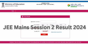 JEE Mains Session 2 Result 2024
