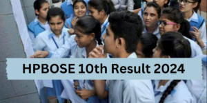 HPBOSE 10th Result 2024