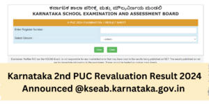 2nd PUC Revaluation Result 2024