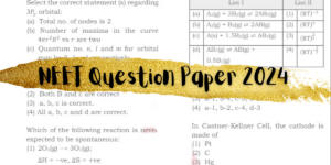 NEET 2024 Question Paper- Download NEET UG Paper PDF Set wise (Paper Code)
