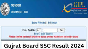 GSEB SSC Result 2024