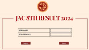 JAC 8th Result 2024 Out, Jharkhand 8th Class Result Check Online by Roll no