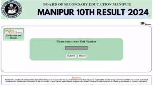 Manipur HSLC Result 2024 Date- Manipur Board 10th Marksheet Download Link