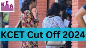 KCET Cut Off 2024