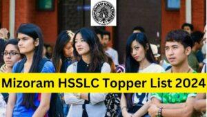 Mizoram HSSLC Topper List 2024