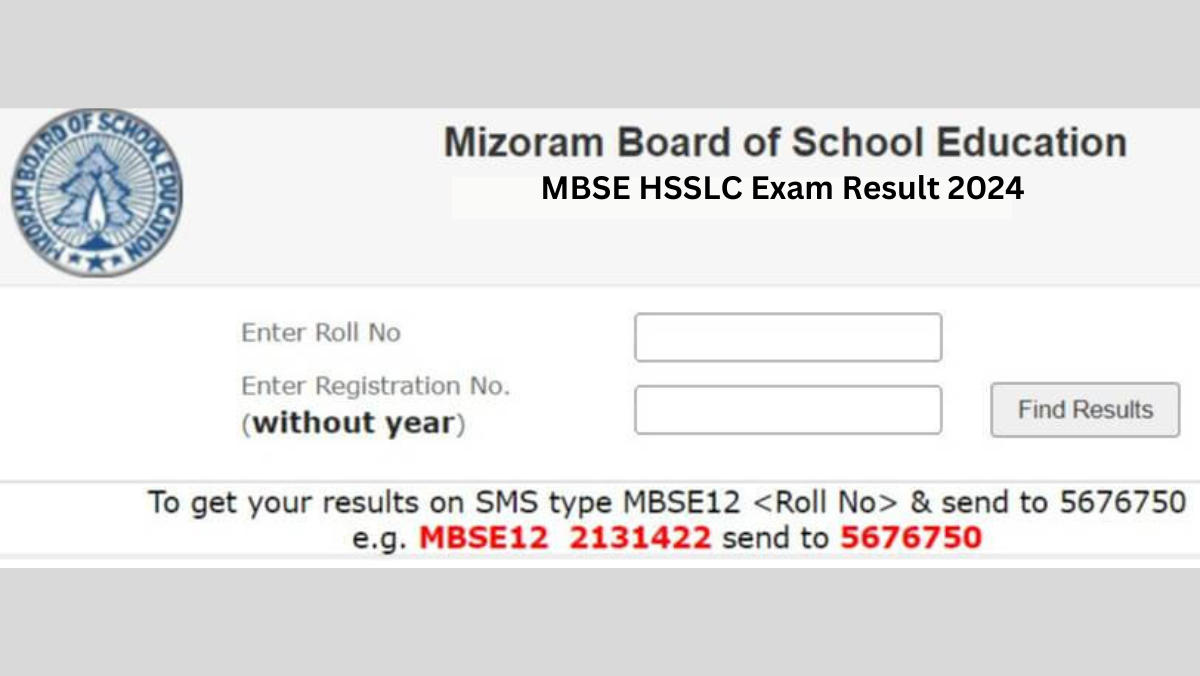 Mizoram HSSLC Result 2024