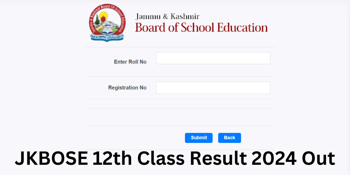 JKBOSE 12th Result 2024 Out, Check JK Board Class 12 Result Link