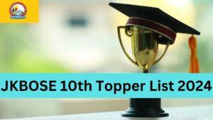 JKBOSE 10th Topper List 2024