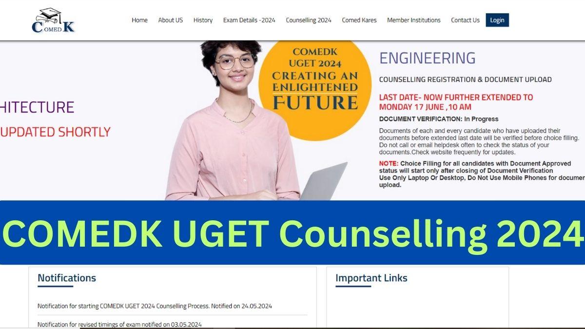 COMEDK UGET Counselling 2024