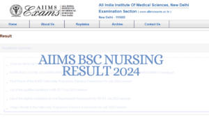 AIIMS BSc Nursing Result 2024 Out, Download BSc (Hons) & BSc (Post-Basic) Result PDF