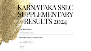 SSLC Supplementary Result 2024 Date, Karnataka KSEEB Exam 2 Result Link