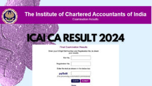 ICAI CA Final Result 2024 on This Date, CA Final May Scorecard Link