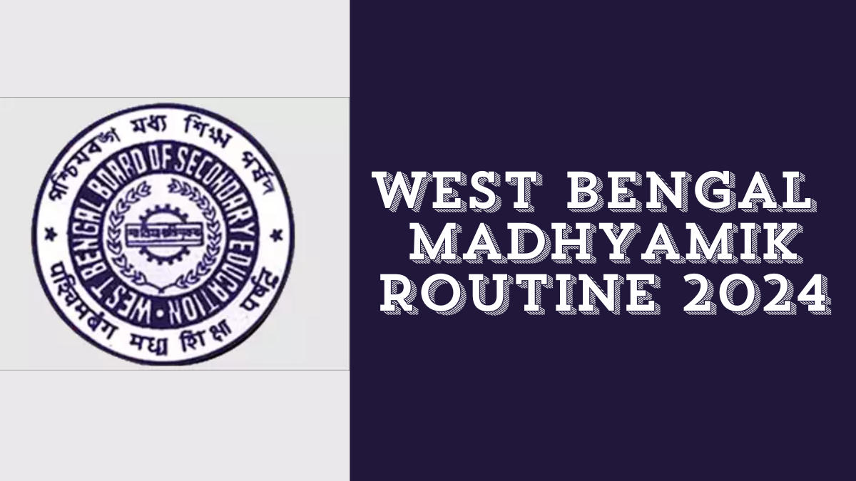 WB Madhyamik Routine 2025