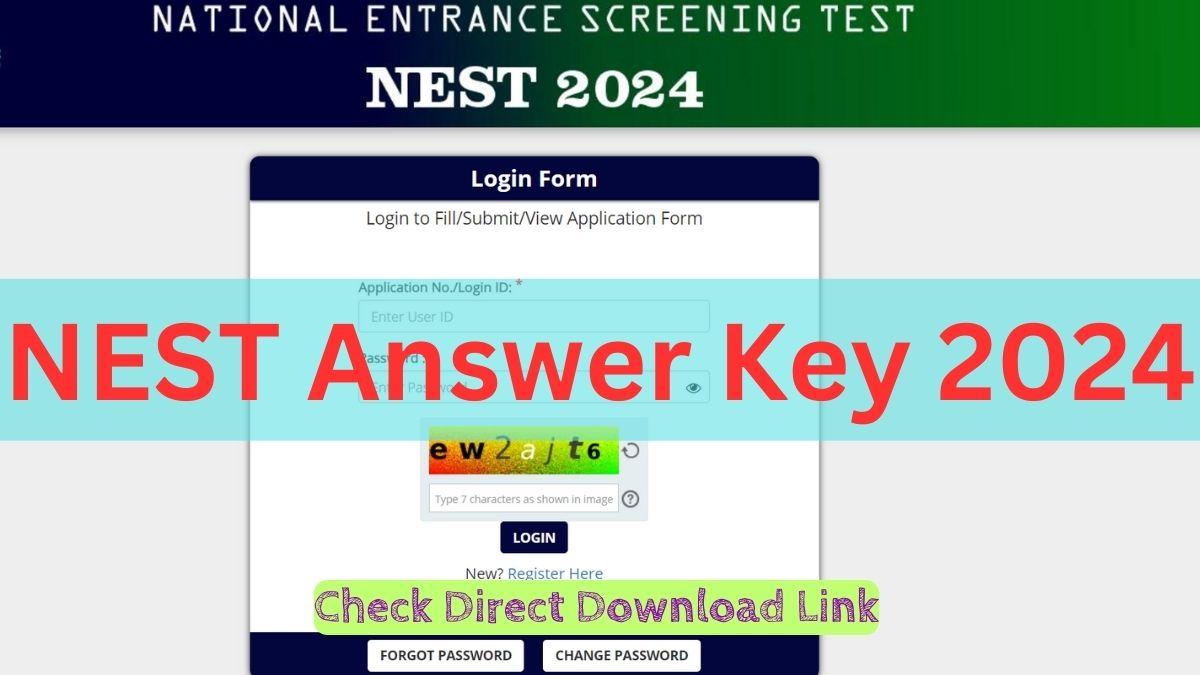 NEST Answer Key 2024