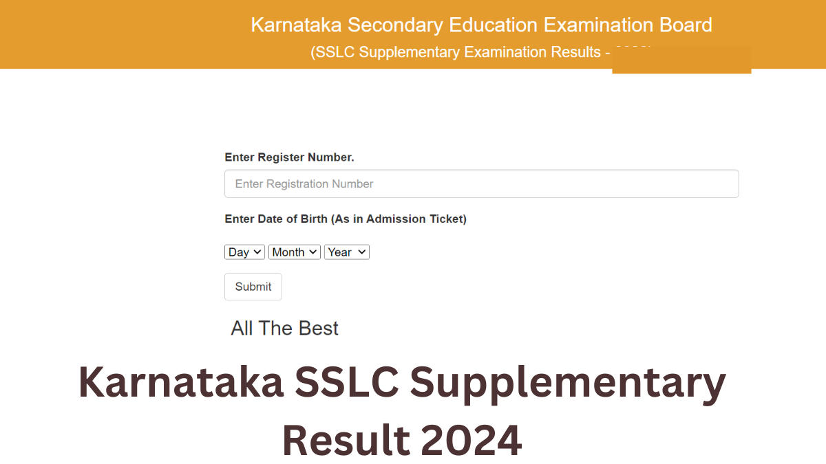 SSLC Supplementary Result 2024