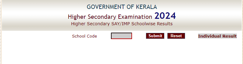 Kerala Plus Two SAY Exam Result 2024