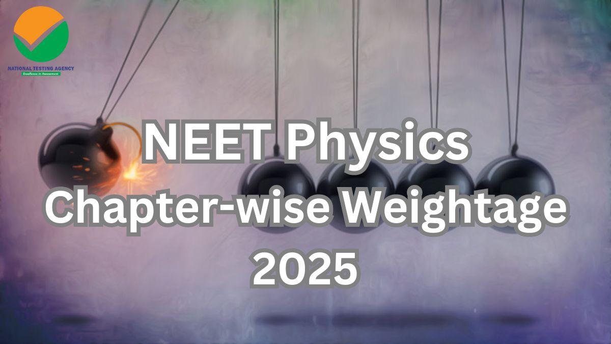 NEET Physics Chapter-wise Weightage 2025