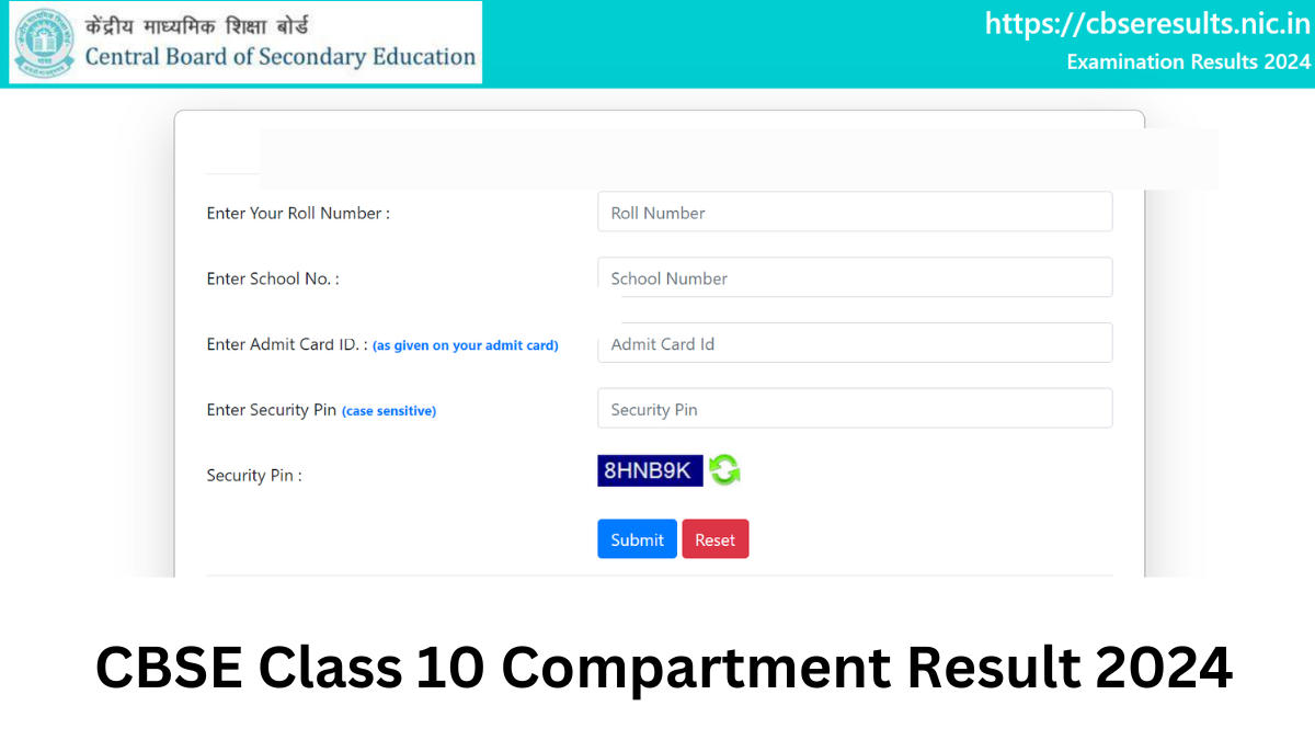 CBSE Class 10 Compartment Result 2024