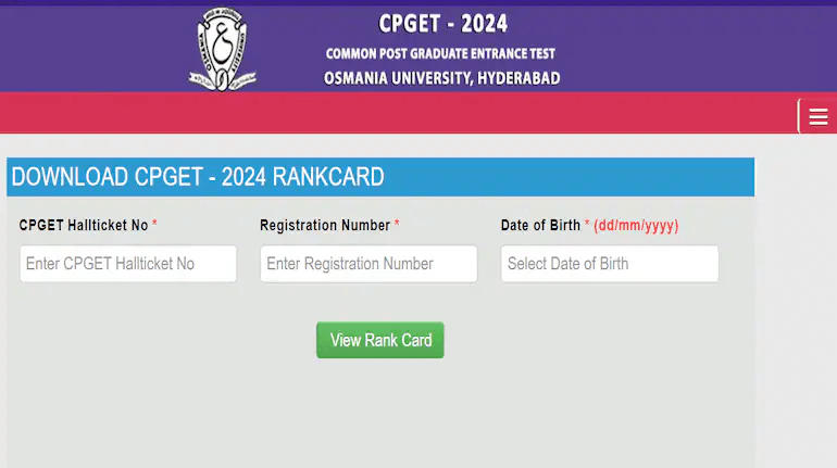 TS CPGET Results 2024