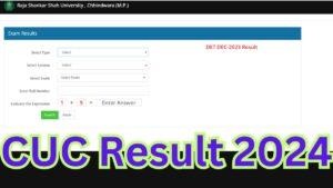 CUC Result 2024