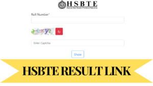 HSBTE Result 2024