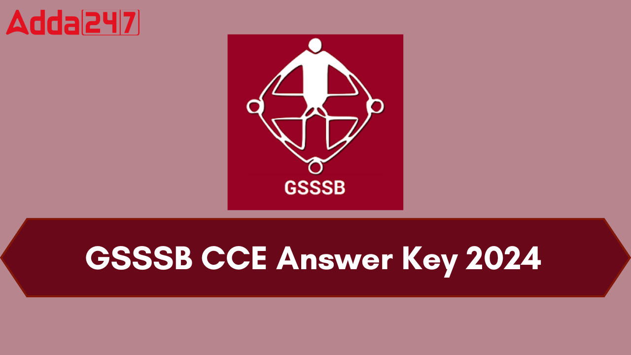 GSSSB CCE Answer Key 2024