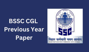 BSSC CGL Previous Year Paper, Download PDF