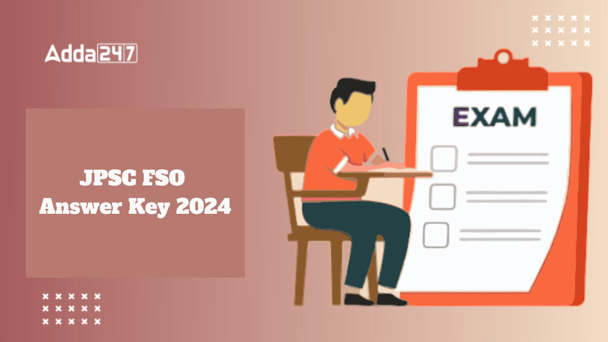 JPSC FSO Answer Key 2024