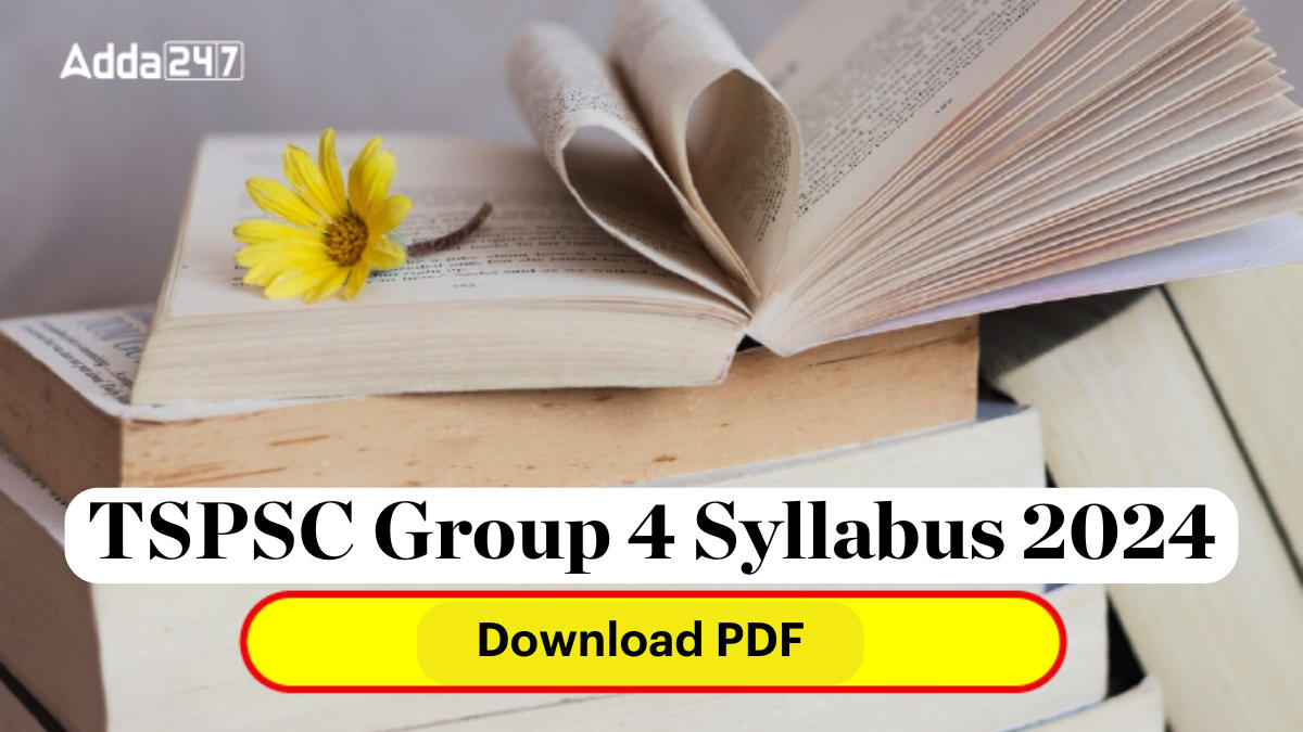 TSPSC Group 4 Syllabus 2024
