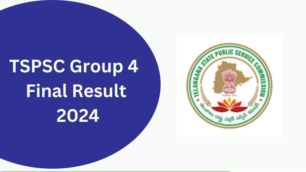TSPSC Group 4 Final Result 2024