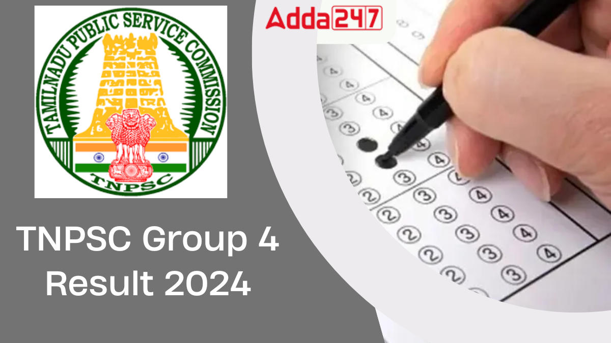 TNPSC Group 4 Result 2024, Download Answer key and Rank list
