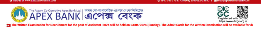 Assam Cooperative Apex Bank Admit Card 2024 Released, Download Link_3.1