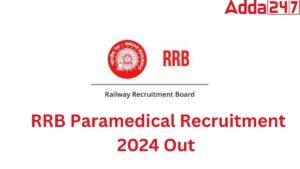 RRB Paramedical Recruitment 2024 Out, Apply Online for 1350 Posts