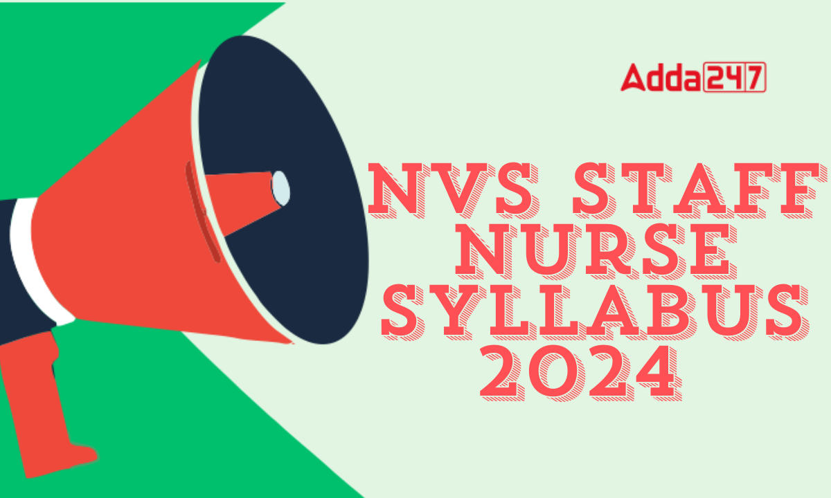 NVS Staff Nurse Syllabus