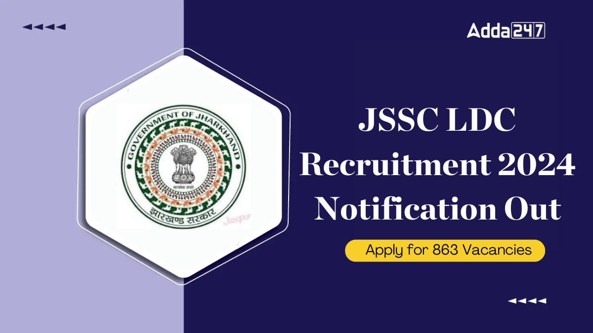 JSSC LDC Recruitment 2024 Notification
