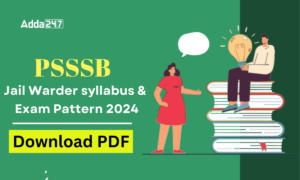 PSSSB Jail Warder syllabus