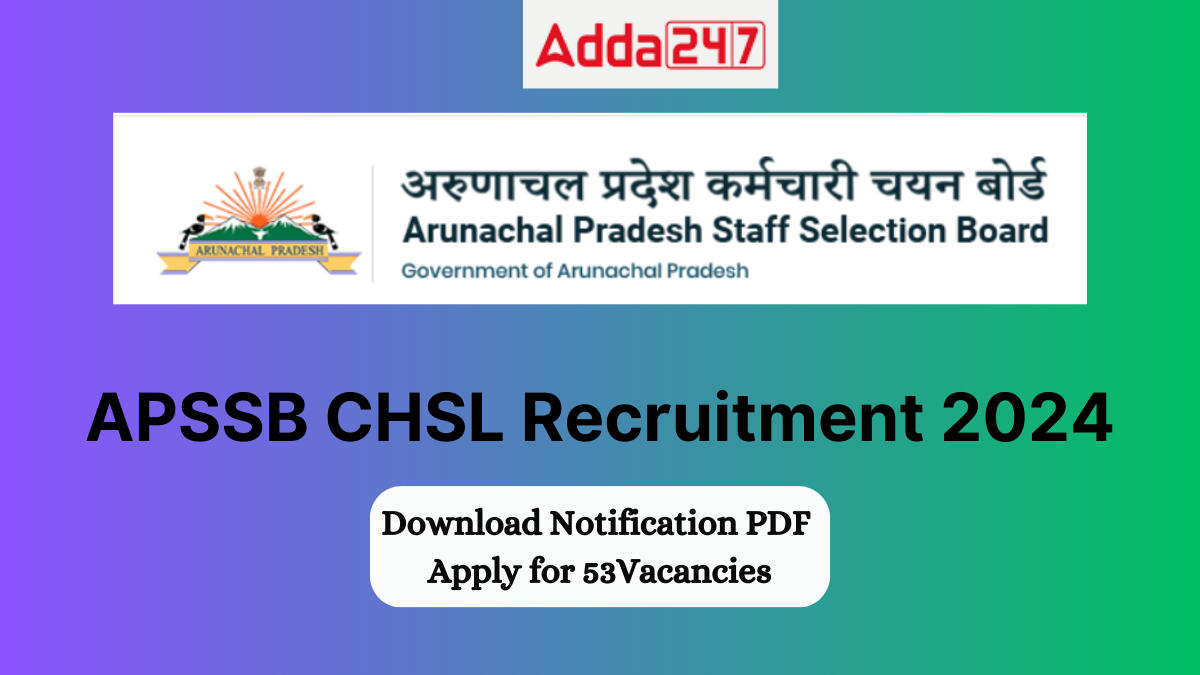 APSSB CHSL Recruitment 2024