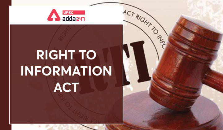 Right to Information Act 2005 UPSC