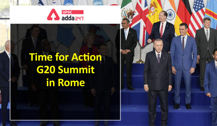Time for action- G 20 Summit in Rome