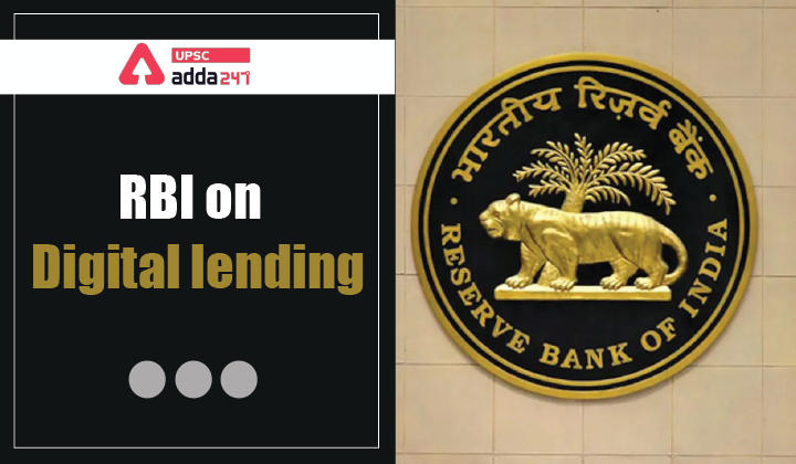 RBI Working Group Report on Digital Lending